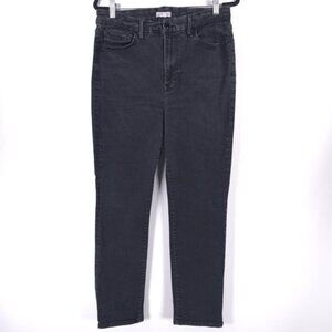 GOOD AMERICAN Jeans High Rise Skinny Black165 Style GC213T Size 14-18‎